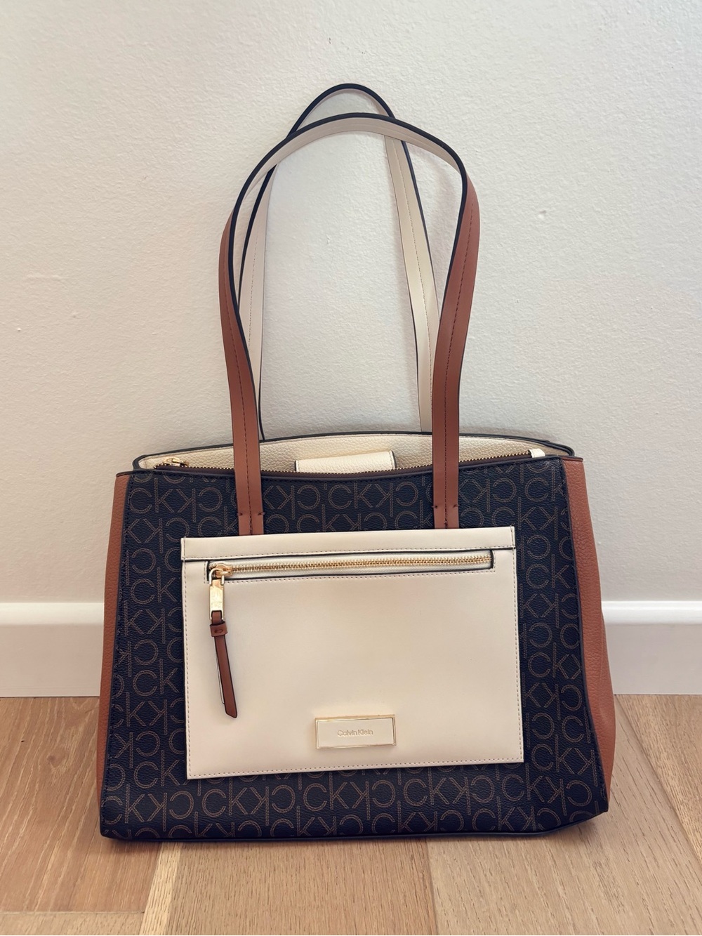 Calvin Klein Hadley Signature Colorblocked Tote